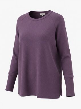 Michael stars Purple Long Sleeve Sweater size large